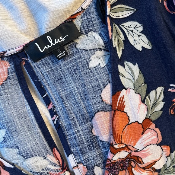 [lulu’s] floral mini dress - Picture 4 of 4